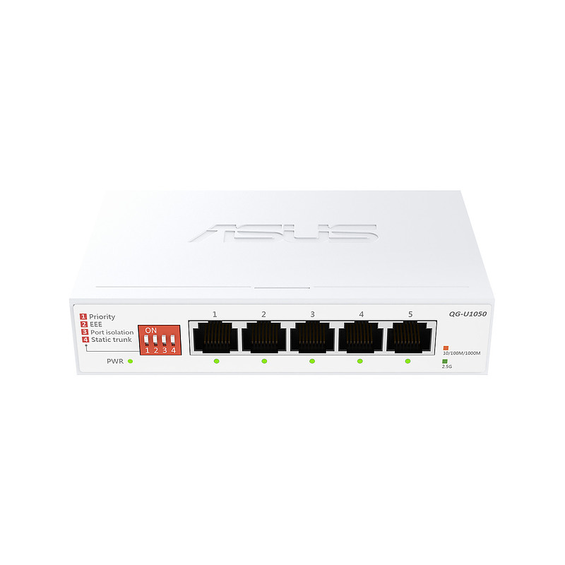ASUS QG-U1050 Non-géré 2.5G Ethernet (100/1000/2500) Blanc