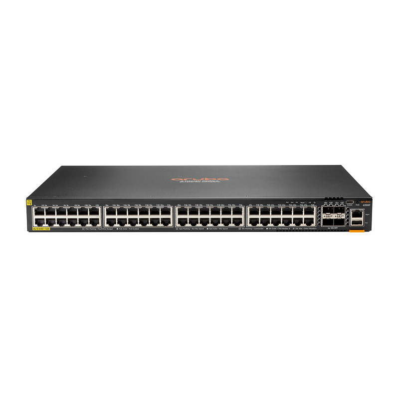 HPE Aruba Networking Aruba 6200F 48G Class4 PoE 4SFP+ 740W Géré L3 Gigabit Ethernet (10/100/1000) Connexion Ethernet, supportant