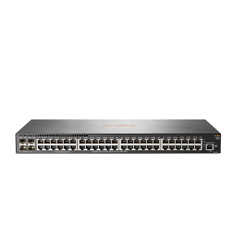 HPE Aruba Networking Aruba 2930F 48G 4SFP+ Géré L3 Gigabit Ethernet (10/100/1000) 1U Gris
