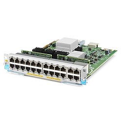 HPE Aruba 20-port 10/100/1000BASE-T PoE+ / 4-port 1/2.5/5/10GBASE-T PoE+ MACsec v3 zl2 module de commutation réseau