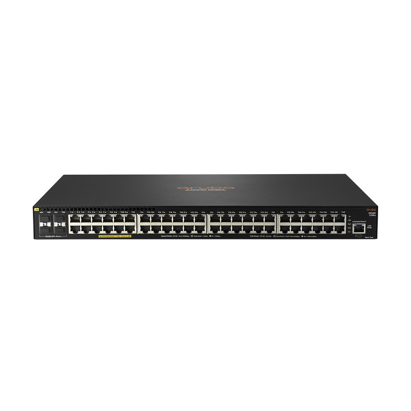 HPE Aruba Networking Aruba 2930F 48G PoE+ 4SFP+ 740W Géré L3 Gigabit Ethernet (10/100/1000) Connexion Ethernet, supportant l'ali