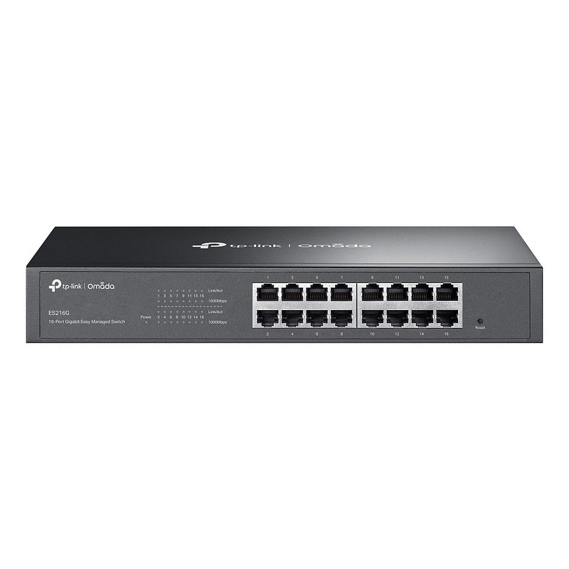 TP Link Omada ES216G switch di rete Gestito L2 Gigabit Ethernet 101001000 Nero - vue 9