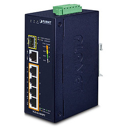 PLANET IGS-614HPT commutateur réseau Non-géré Gigabit Ethernet (10/100/1000) Connexion Ethernet, supportant l'alimentation via c