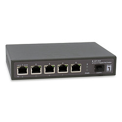 LevelOne GEP-0625 commutateur réseau Non-géré 2.5G Ethernet (100/1000/2500) Connexion Ethernet, supportant l'alimentation via ce