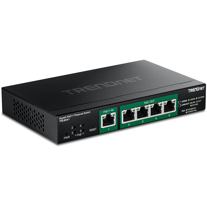 Trendnet TPE-B541 commutateur réseau Géré Gigabit Ethernet (10/100/1000) Connexion Ethernet, supportant l'alimentation via ce po
