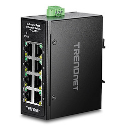 Trendnet TI-ELC80 commutateur réseau Non-géré Fast Ethernet (10/100) Noir