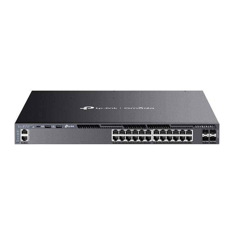 TP-Link Omada SG6428XHP commutateur réseau Géré L3 Gigabit Ethernet (10/100/1000) Connexion Ethernet, supportant l'alimentation 