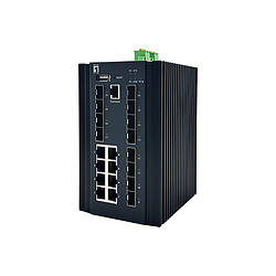 LevelOne IGX-2072 commutateur réseau Géré L2+ Gigabit Ethernet (10/100/1000) Noir