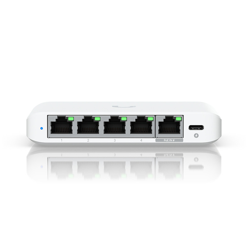 Ubiquiti UniFi Flex Mini 2.5G Géré 2.5G Ethernet (100/1000/2500) Connexion Ethernet, supportant l'alimentation via ce port (PoE)