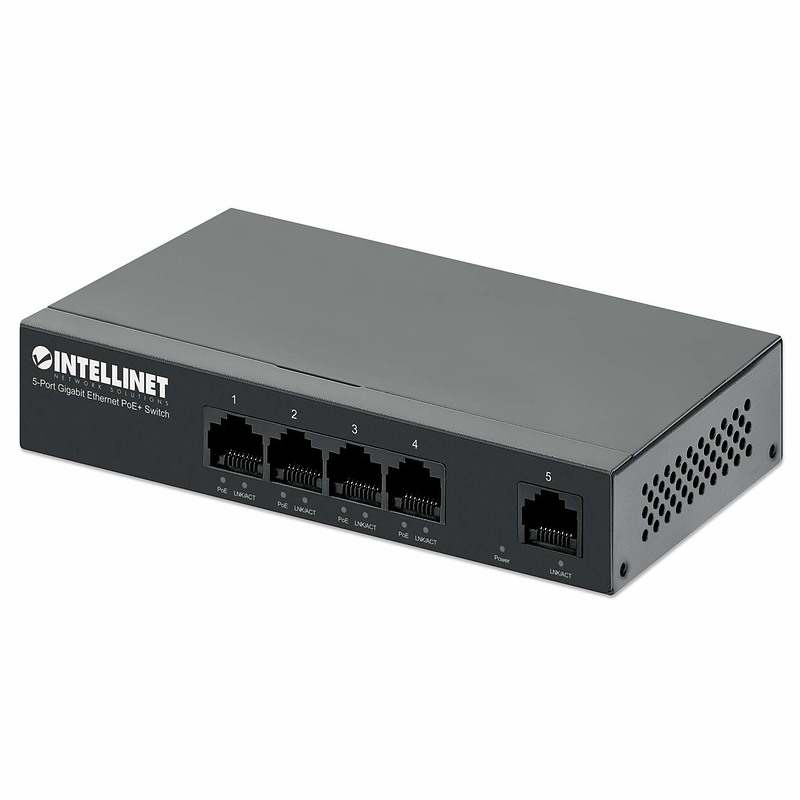 Intellinet 561792 commutateur réseau Gigabit Ethernet (10/100/1000) Connexion Ethernet, supportant l'alimentation via ce port (P