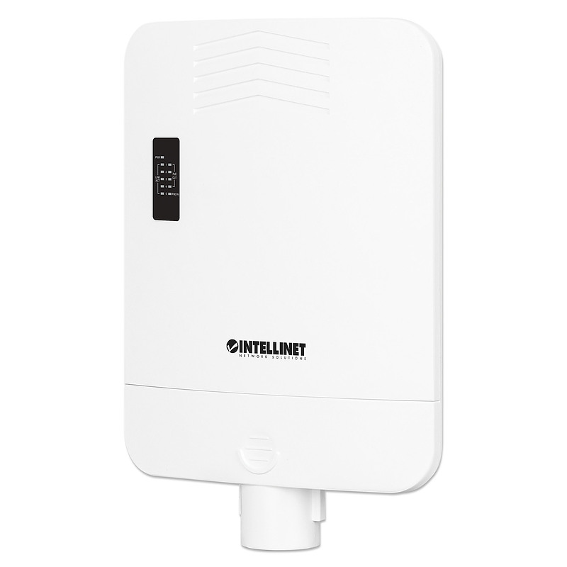 Intellinet Switch Gigabit extérieur 5 ports alimenté en PoE, avec PoE passthrough / extendeur PoE+ 4 ports, Alimentation par Eth