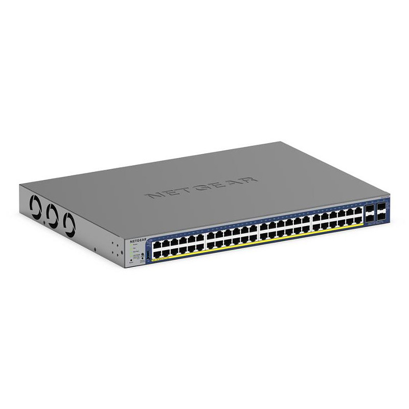 NETGEAR GS752TXP Géré L2/L3/L4 10G Ethernet (100/1000/10000) Connexion Ethernet, supportant l'alimentation via ce port (PoE) Noi