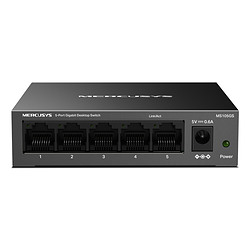 Mercusys MS105GS commutateur réseau Non-géré Gigabit Ethernet (10/100/1000) Noir