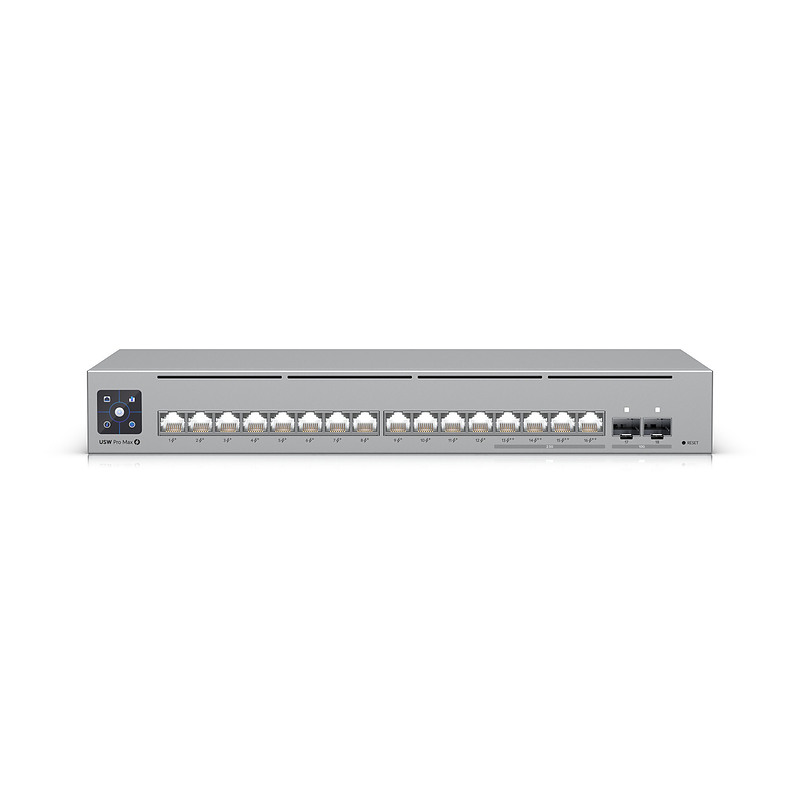 Ubiquiti Pro Max 16 PoE Géré L3 Gigabit Ethernet (10/100/1000) Connexion Ethernet, supportant l'alimentation via ce port (PoE) G