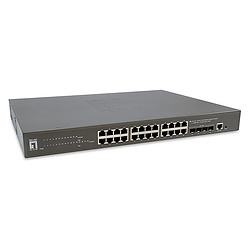 LevelOne GTP-2871 commutateur réseau Géré L3 Gigabit Ethernet (10/100/1000) Connexion Ethernet, supportant l'alimentation via ce