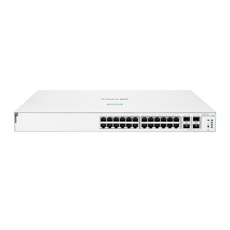 HPE Aruba Networking Networking Instant On Switch 24p Gigabit CL4 PoE 4p SFP+ 370W 1930