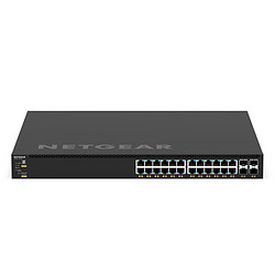 NETGEAR GSM4328 Géré L3 Gigabit Ethernet (10/100/1000) Connexion Ethernet, supportant l'alimentation via ce port (PoE) 1U Noir