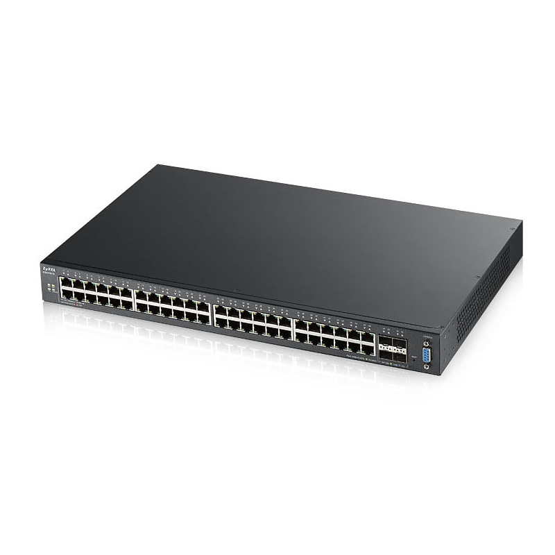 Zyxel XGS2210-52 Géré L2 Gigabit Ethernet (10/100/1000) 1U Noir