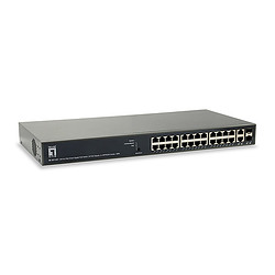 LevelOne GEP-2651 commutateur réseau Géré L3 Gigabit Ethernet (10/100/1000) Connexion Ethernet, supportant l'alimentation via ce