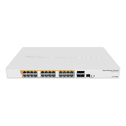 Mikrotik CRS328-24P-4S+RM commutateur réseau Géré L2/L3 Gigabit Ethernet (10/100/1000) Connexion Ethernet, supportant l'alimenta