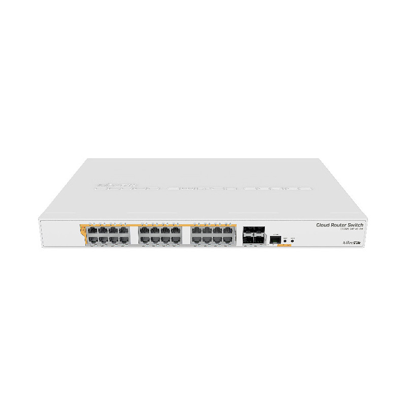 Mikrotik CRS328-24P-4S+RM commutateur réseau Géré L2/L3 Gigabit Ethernet (10/100/1000) Connexion Ethernet, supportant l'alimenta