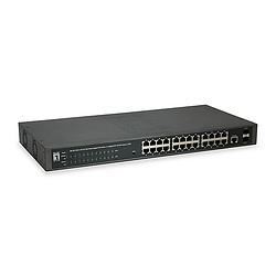 LevelOne GEP-2652 commutateur réseau Géré L2 Gigabit Ethernet (10/100/1000) Connexion Ethernet, supportant l'alimentation via ce
