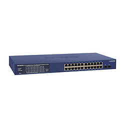 NETGEAR GS724TP Géré L2/L3/L4 Gigabit Ethernet (10/100/1000) Connexion Ethernet, supportant l'alimentation via ce port (PoE) Ble