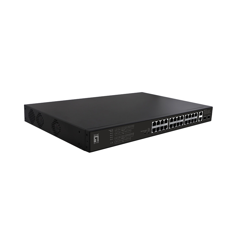 LevelOne FGP-2831 commutateur réseau Non-géré Fast Ethernet (10/100) Connexion Ethernet, supportant l'alimentation via ce port (