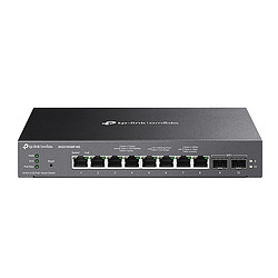 TP-Link Omada SG2210XMP-M2 commutateur réseau Géré L2/L2+ 2.5G Ethernet (100/1000/2500) Connexion Ethernet, supportant l'aliment