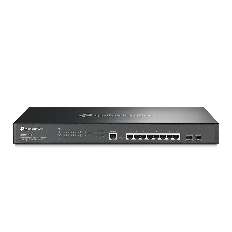 TP-Link Omada SG3210XHP-M2 commutateur réseau Géré L2+ 2.5G Ethernet (100/1000/2500) Connexion Ethernet, supportant l'alimentati