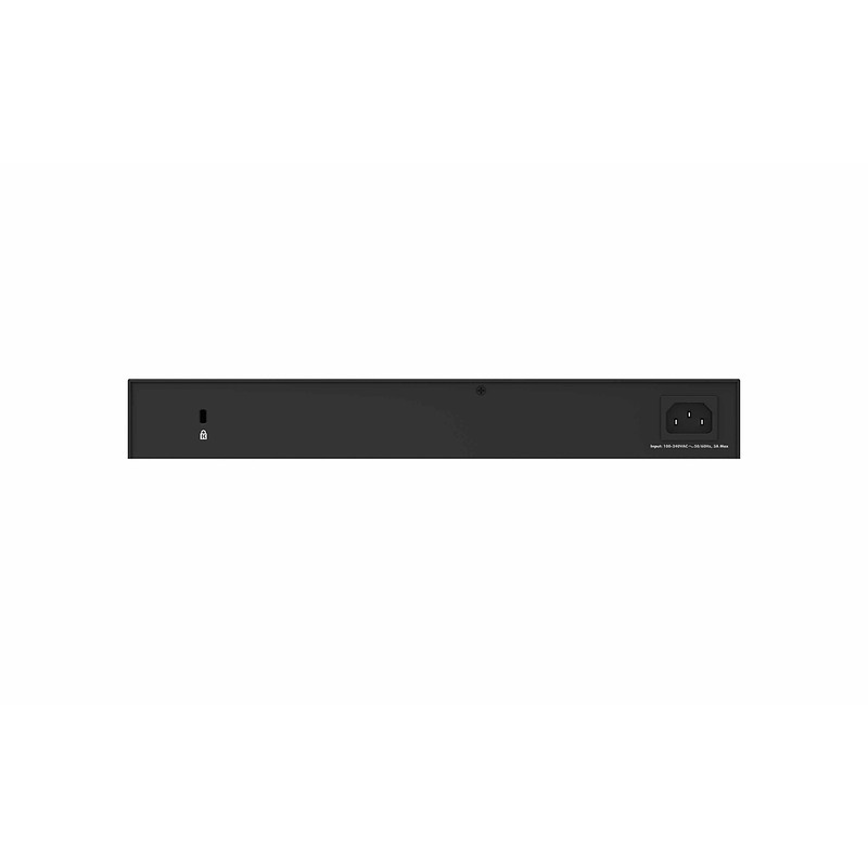 NETGEAR GS324P Non-géré Gigabit Ethernet (10/100/1000) Connexion Ethernet, supportant l'alimentation via ce port (PoE) 1U Noir