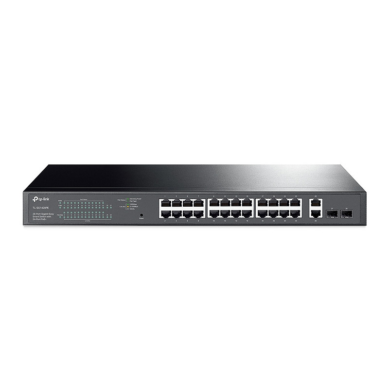 TP-Link TL-SG1428PE commutateur réseau Géré L2 Gigabit Ethernet (10/100/1000) Connexion Ethernet, supportant l'alimentation via 