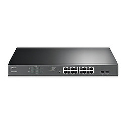 TP-Link TL-SG1218MPE Géré L2 Gigabit Ethernet (10/100/1000) Connexion Ethernet, supportant l'alimentation via ce port (PoE) 1U N