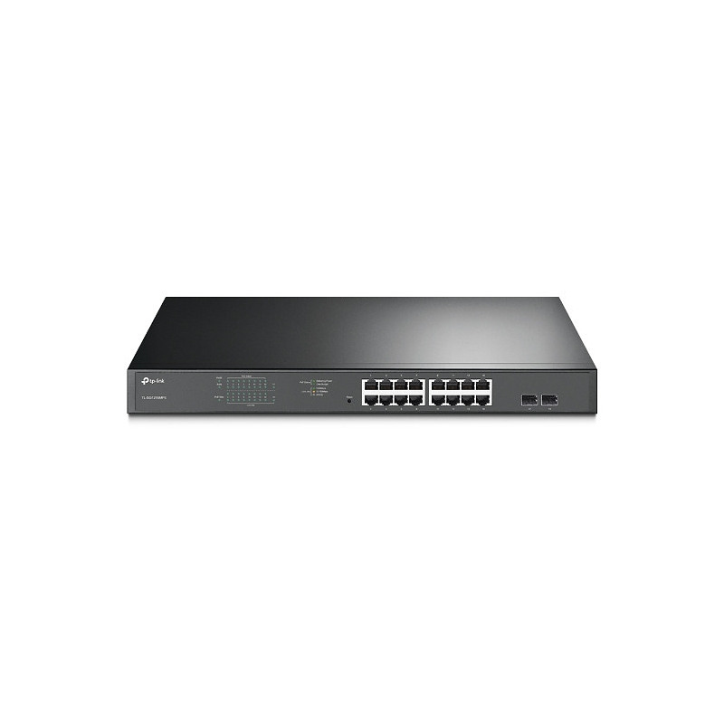 TP-Link TL-SG1218MPE Géré L2 Gigabit Ethernet (10/100/1000) Connexion Ethernet, supportant l'alimentation via ce port (PoE) 1U N