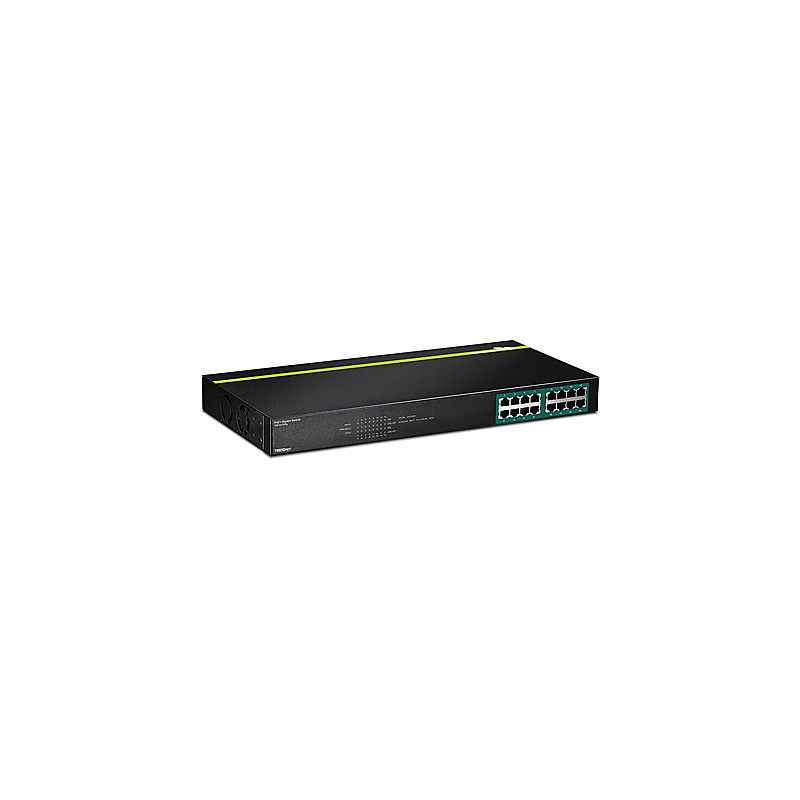 Trendnet TPE-TG160G commutateur réseau Non-géré L2 Gigabit Ethernet (10/100/1000) Connexion Ethernet, supportant l'alimentation 