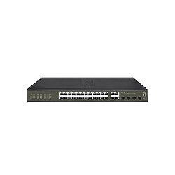 LevelOne GES-2128 commutateur réseau Géré L2 Gigabit Ethernet (10/100/1000) Noir