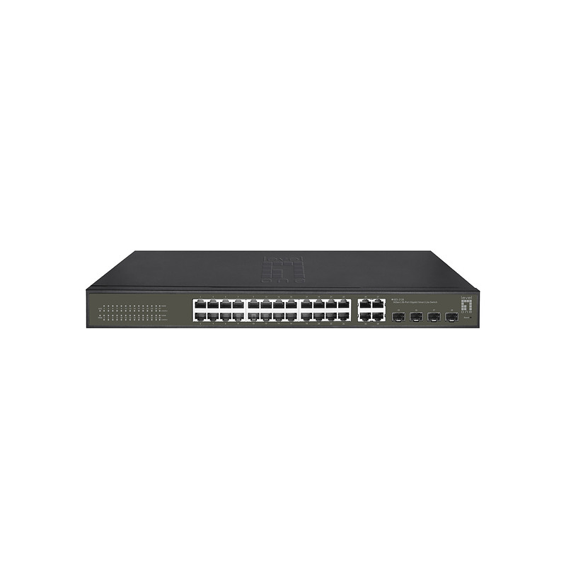 LevelOne GES-2128 commutateur réseau Géré L2 Gigabit Ethernet (10/100/1000) Noir