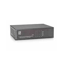 LevelOne FEP-0812 commutateur réseau Fast Ethernet (10/100) Connexion Ethernet, supportant l'alimentation via ce port (PoE) Noir