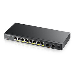 Zyxel GS1100-10HP v2 Non-géré Gigabit Ethernet (10/100/1000) Connexion Ethernet, supportant l'alimentation via ce port (PoE) Noi