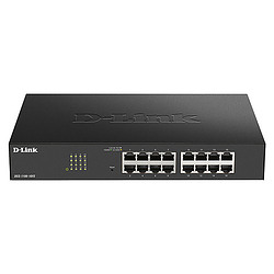 D-Link DGS-1100-16V2 Géré L2 Gigabit Ethernet (10/100/1000) Noir