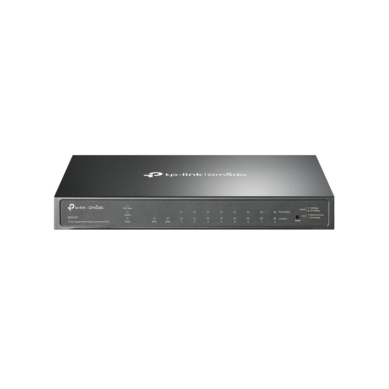 TP-Link Omada SG2210P commutateur réseau Géré L2/L2+ Gigabit Ethernet (10/100/1000) Connexion Ethernet, supportant l'alimentatio