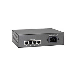LevelOne FEP-0511 commutateur réseau Fast Ethernet (10/100) Connexion Ethernet, supportant l'alimentation via ce port (PoE) Gris