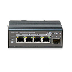 LevelOne IGU-0501 commutateur réseau Gigabit Ethernet (10/100/1000) Noir