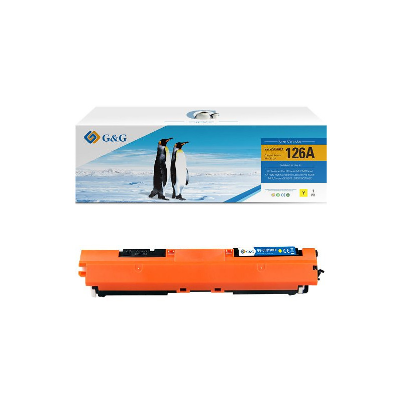 G&G 14391 Cartouche de toner 1 pièce(s) Compatible Jaune