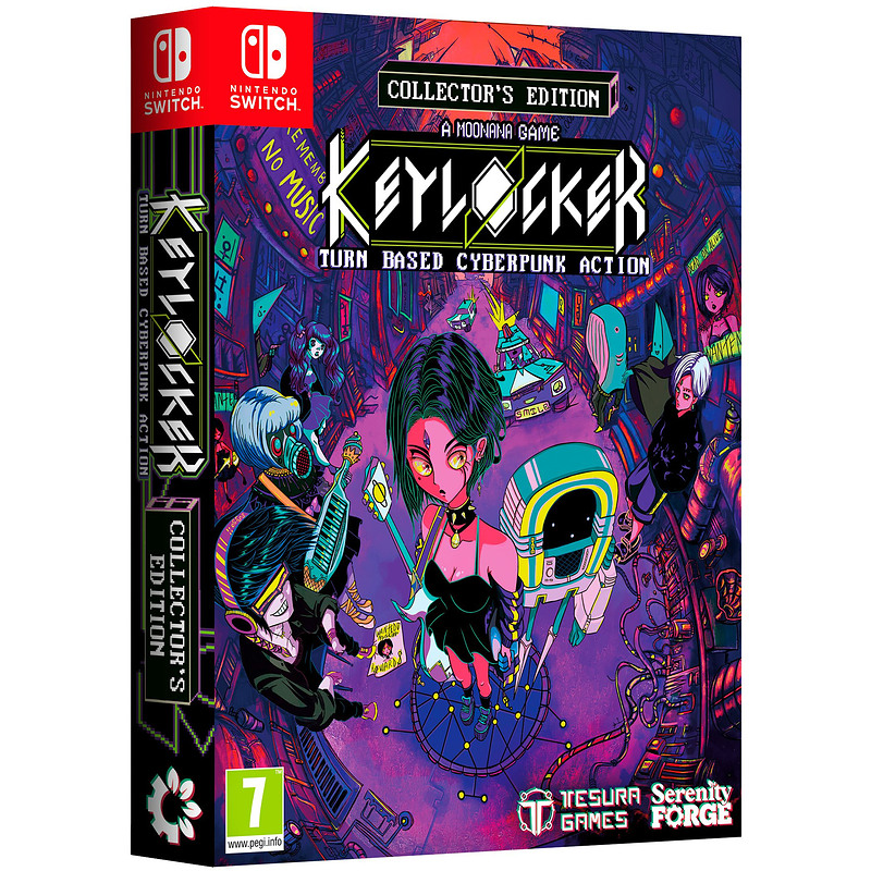 Serenity Forge Keylocker - Turn Based Cyberpunk Action - Collector’s Edition