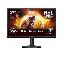 AOC G4 27G4ZR 27" LED Full HD 1 ms Noir, Rouge