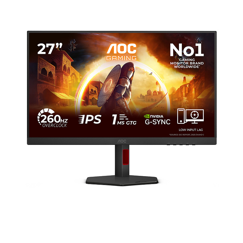 AOC G4 27G4ZR 27" LED Full HD 1 ms Noir, Rouge