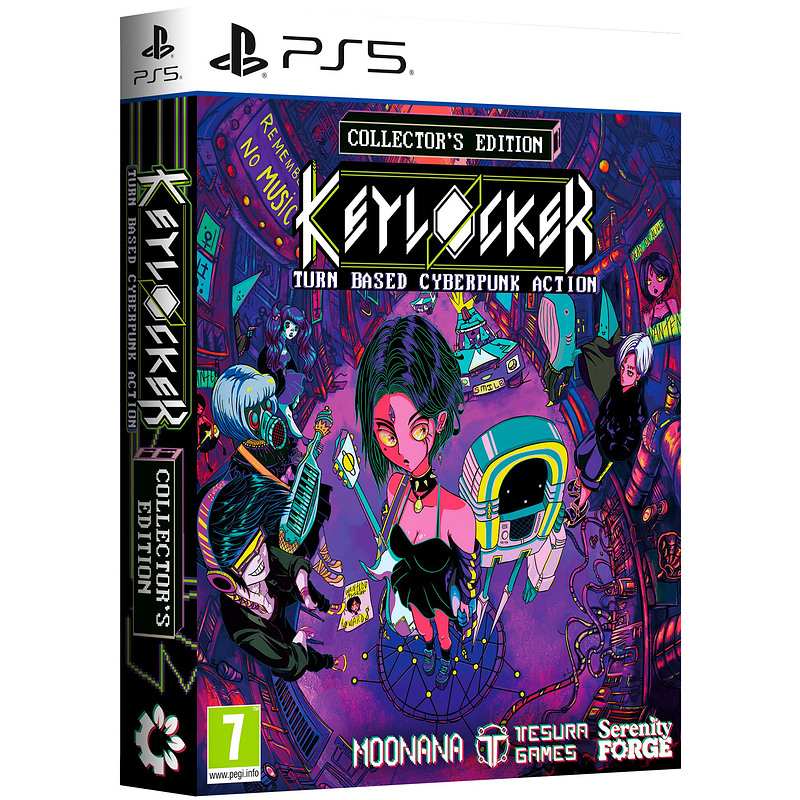 Serenity Forge Keylocker - Turn Based Cyberpunk Action - Collector’s Edition