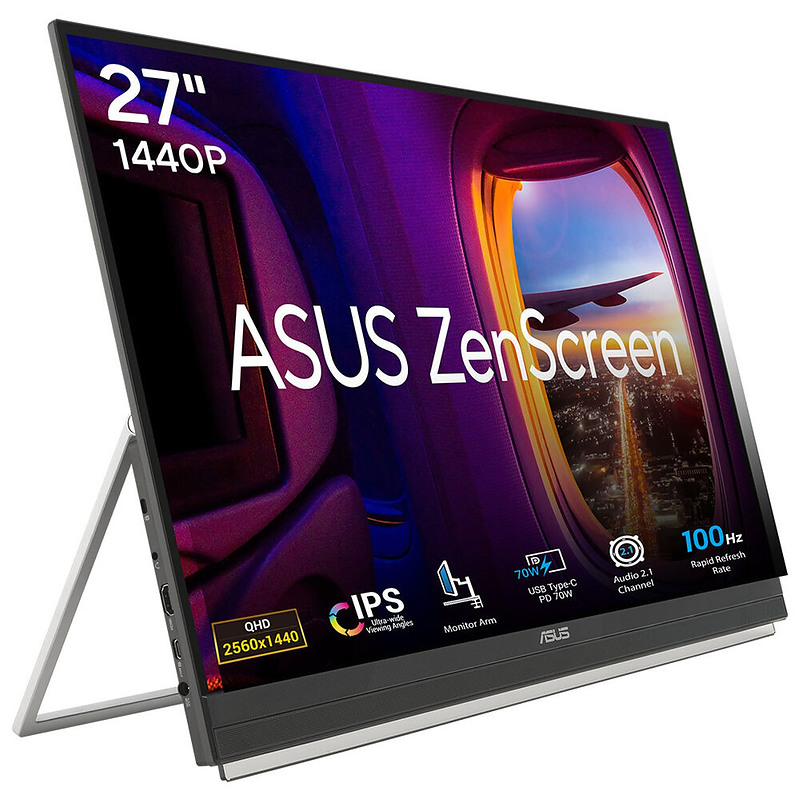 ASUS ZenScreen MB27ACF 27" LCD Quad HD 5 ms Noir