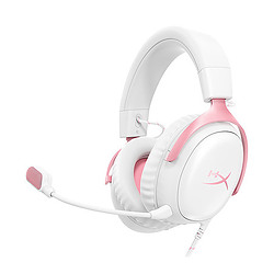 HyperX Cloud III – Casque gaming (rose/blanc)